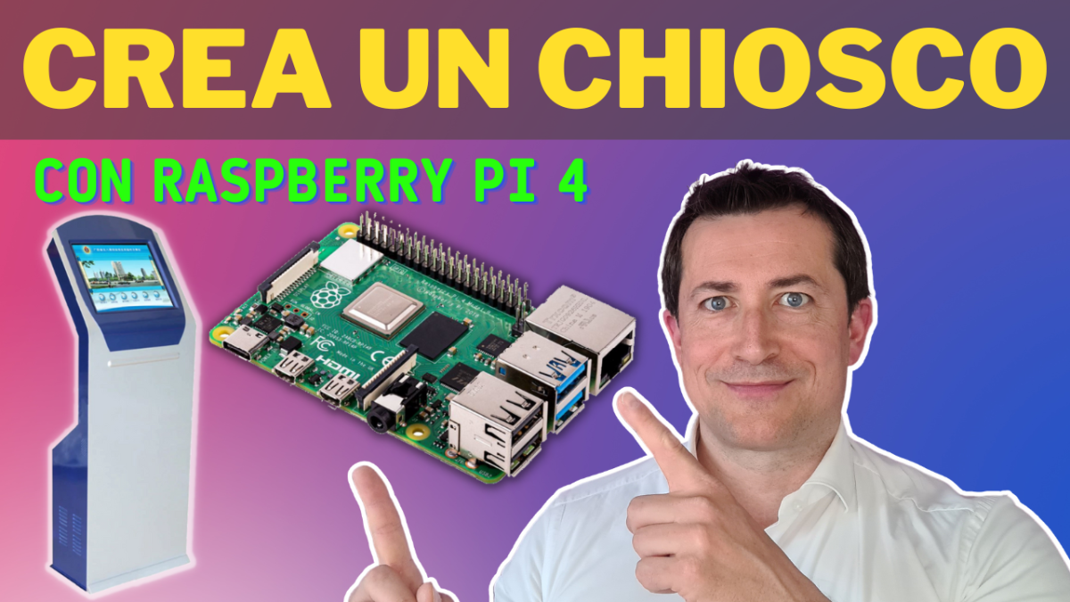 crea un chiosco con raspberry pi 4