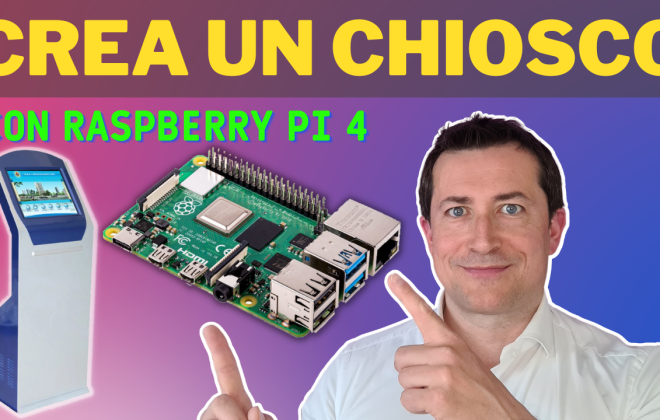 crea un chiosco con raspberry pi 4