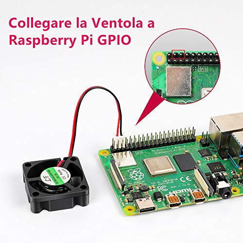 Collegare la ventola a Raspberry Pi 4