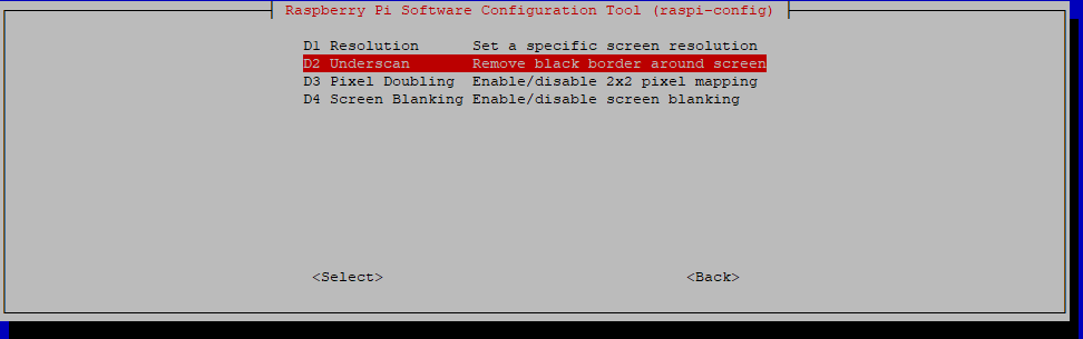 raspi-config underscan