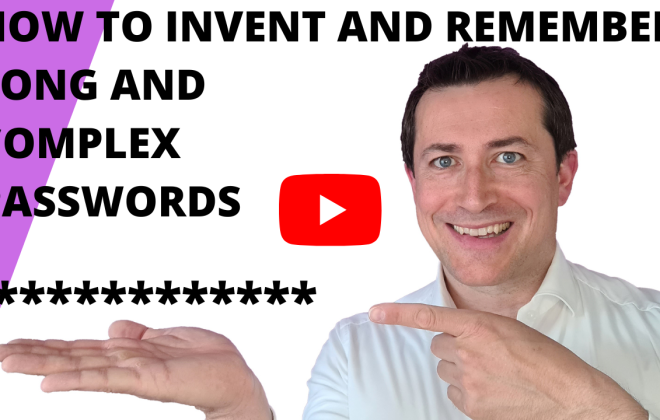 how to invent and remeber long and complex passwords