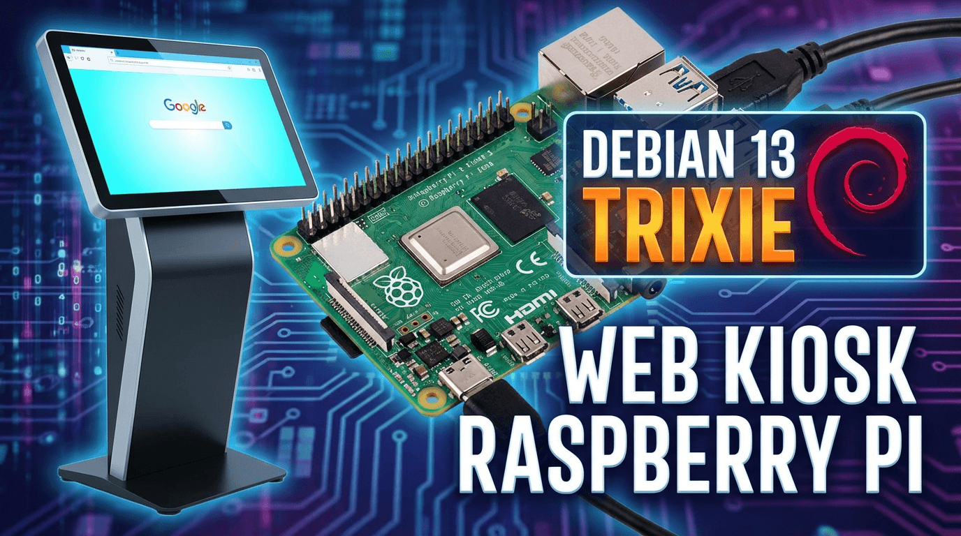 Kweb Raspberry Web Kiosk with Raspberry Pi and Debian 13 (Trixie) - Alessandro Scola ...